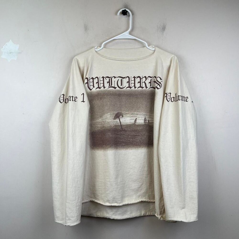Kanye West YZY Yeezy Gosha Vultures Long Sleeve Shirt Volume 1 Album Size 1